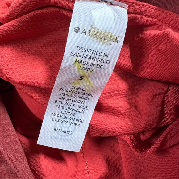 Athleta Intention Crop Top D-DD Women's Size Small Lychee Red New Without Tag - Picture 5 of 9